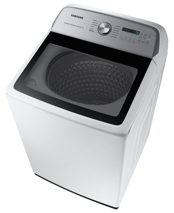 Laveuse intelligente Samsung à chargement par le haut de 6 pi3 avec lavage Super Speed - blanche - WA52DG5500AWUS