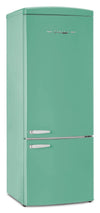 Réfrigérateur Classic Rétro d’Unique de 28 po et de 17 pi3 à congélateur inférieur - turquoise - UNQ-455L T AC