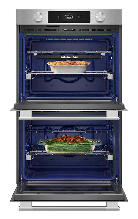 Four mural intelligent électrique KitchenAid de 30 po - acier inoxydable PrintShieldMC - KOED730SPS\t