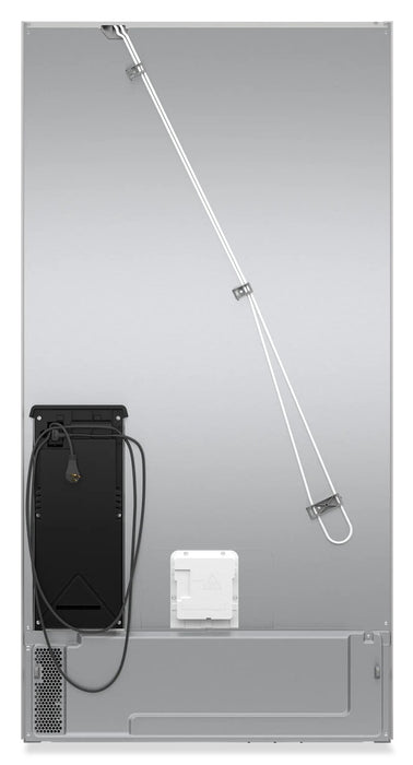 Réfrigérateur Bosch de 21,6 pi³ à portes françaises à congélateur inférieur - Acier inoxydable noir - B36CD52SNB