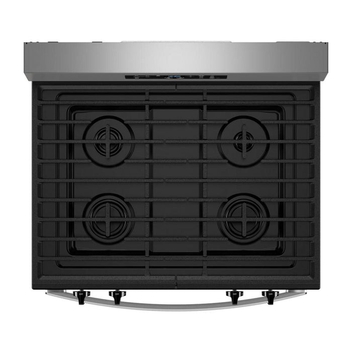 Cuisinière à gaz Whirlpool de 5,3 pi³ et de 30 po avec brûleur SpeedHeatMC - WFGS3530RS