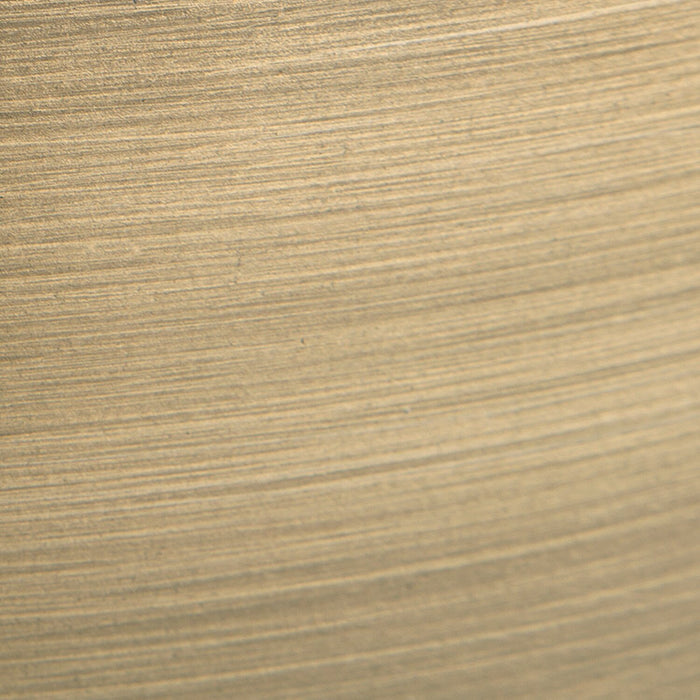 Ensemble de 3 tables modernes Sylvia de 336 po, table à café et 2 tables de bout - laiton brossé