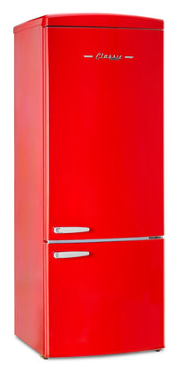  Réfrigérateur Classic Rétro d’Unique de 28 po et de 17 pi3 à congélateur inférieur - rouge - UNQ-455L R AC