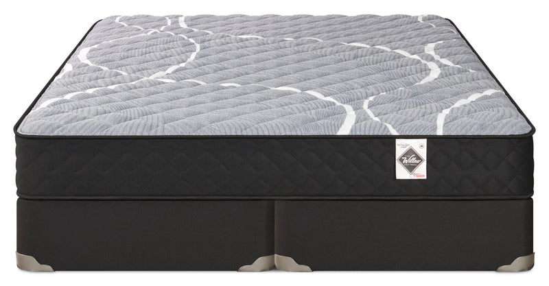 Ensemble Matelas ferme à plateau régulier dans une boîte White Birch de Springwall pour très grand lit