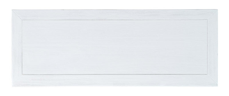 Armoire décorative Keena de 40 po en bois massif - blanche