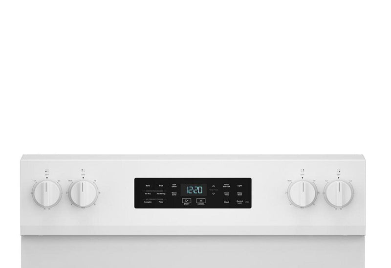 Cuisinière électrique Whirlpool de 5,3 pi3 avec cuisson à air – blanche - YWFES5730SW