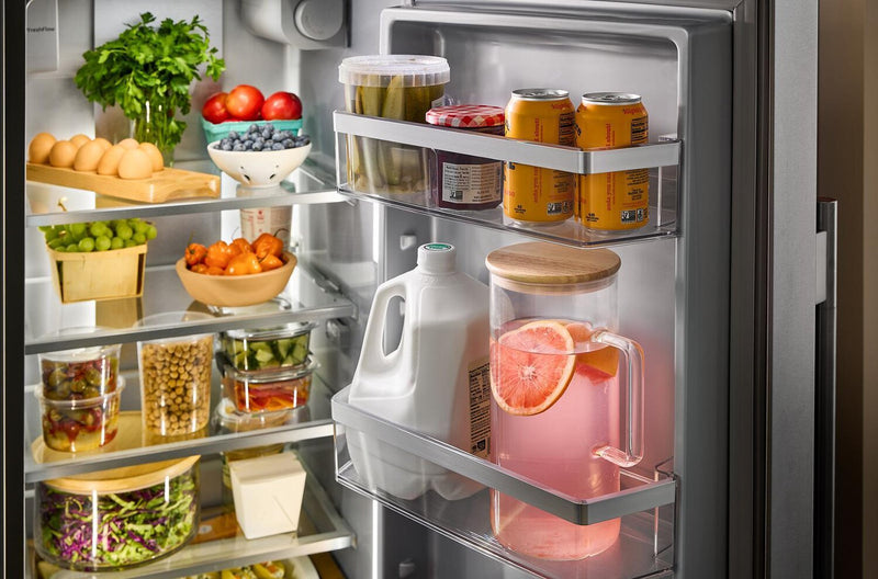 Réfrigérateur KitchenAid de 29 pi3 et de 36 po - acier inoxydable résistant aux traces de doigts - KRSF536RPS 