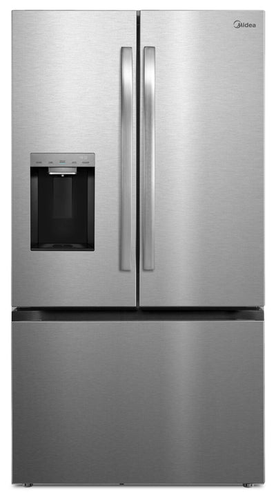 Midea 36" 28.9 Cu. Ft. French Door Refrigerator with OneTouch AutoFill™ Dispenser - MRF29D9BST | Réfrigérateur Midea de 28,9 pi³ et de 36 po à portes françaises avec distributeur automatique OneTouch AutoFillMC -  MRF29D9BST
