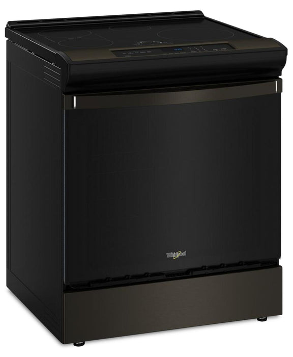 Cuisinière à induction Whirlpool de 6,4 pi3 avec friture à air sans préchauffage - acier inoxydable noir - WSIS5030RV