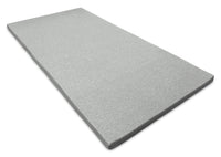  Grand surmatelas pour sofa-lit en mousse à mémoire de forme avec housse amovible à fermeture à glissière