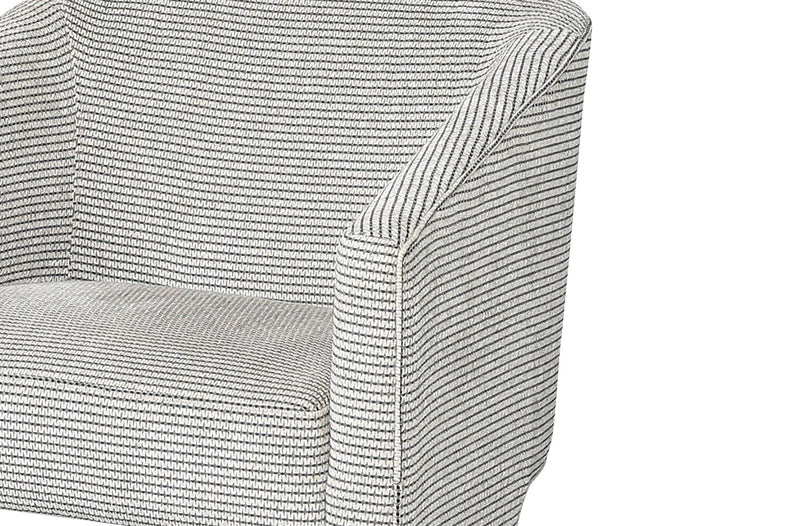 Fauteuil d’appoint Adria de 31 po en tissu de chenille - encre multicolore