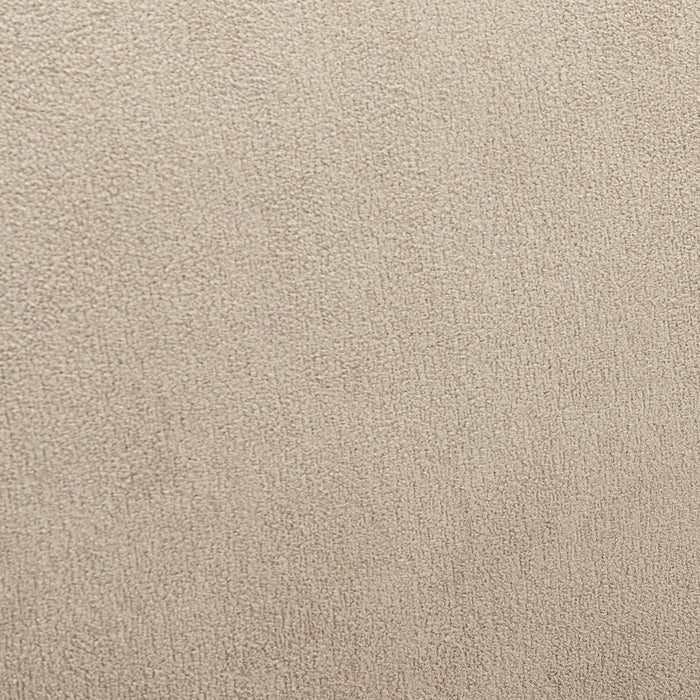 Fauteuil d’appoint pivotant Modell de 29,5 po en velours avec accoudoirs en bois - beige