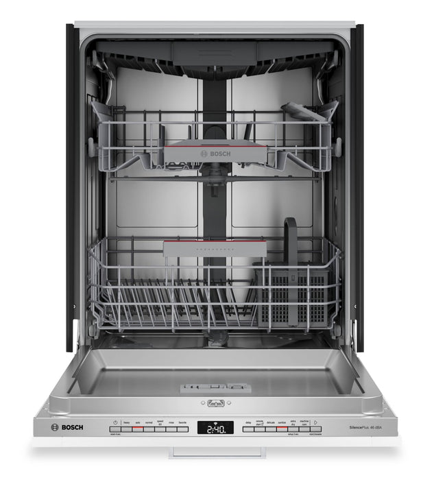 Lave-vaisselle Bosch de série 300 de 24 po et de 46 dBA avec PrecisionWashMD et 3ᵉ panier – SHV53D73UC