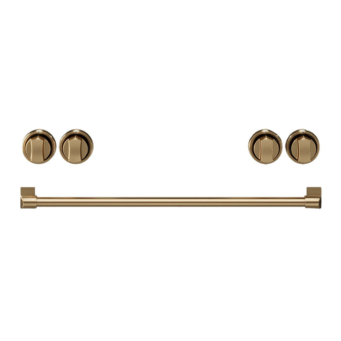 Ensemble de poignées et de boutons Thor Kitchen bronze brossé pour cuisinière de 30 po - CKA-RG30-BRZ