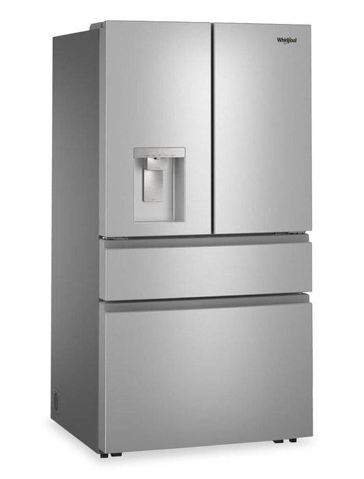 Réfrigérateur Whirlpool de 29 pi3 et de 36 po à portes françaises - acier inoxydable résistant aux traces de doigts - WRMF3536SZ