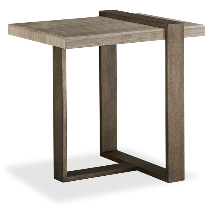 Table de bout Cyprus - beige et bronze