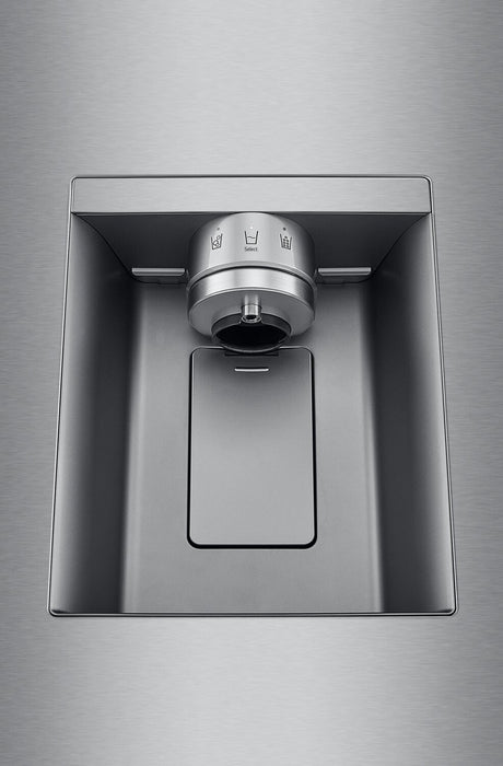 Réfrigérateur LG de 36 po et 24 pi3 de profondeur comptoir Counter-Depth MaxMC à portes françaises avec Zero ClearanceMC - LF24Z6530S