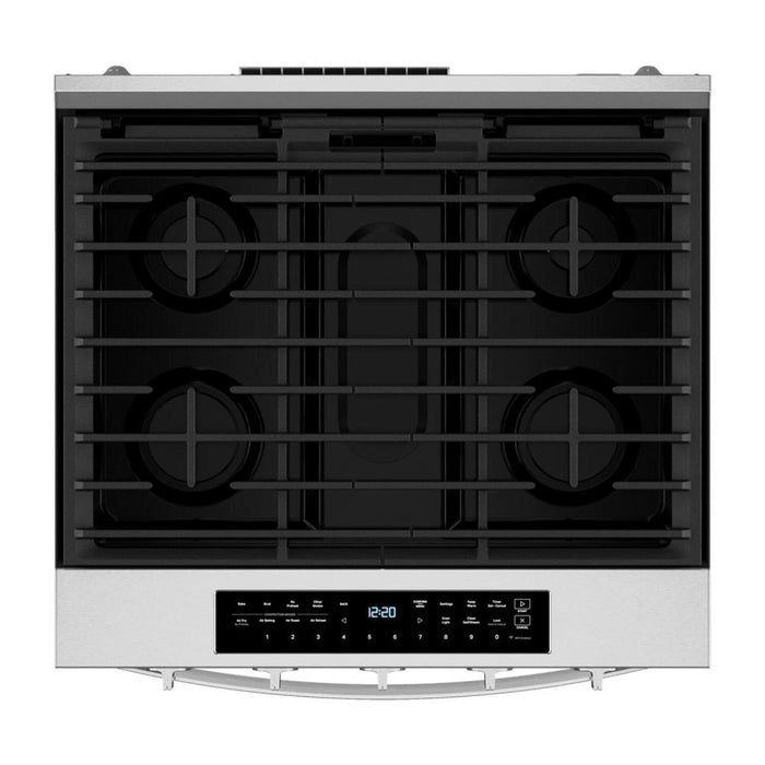 Cuisinière à gaz Whirlpool de 5 pi3 avec friture à air et brûleur SpeedHeatMC - acier inoxydable - WSGS7530RZ