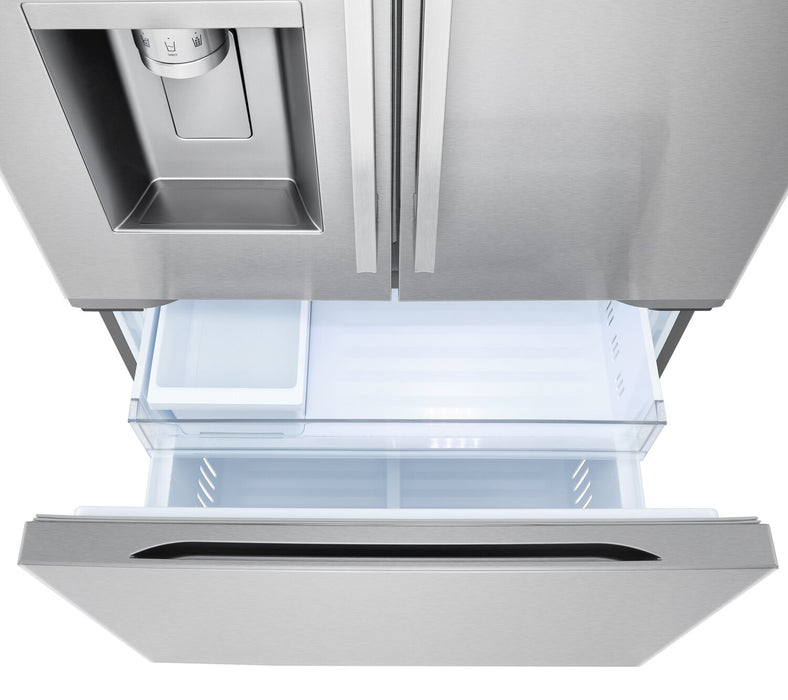 Réfrigérateur LG de 24 pi3 et de 36 po de profondeur comptoir Counter-Depth MAXMC à portes françaises avec système de charnières Zero ClearanceMC - LF24Z6330S
