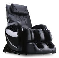  Fauteuil de massage inclinable Remedy de 48,4 po en similicuir - noir