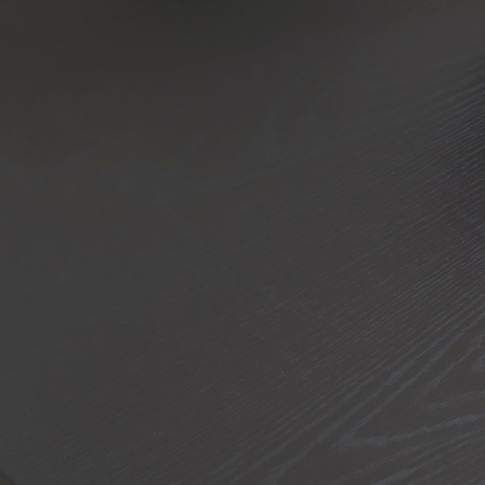 Bureau réversible Oscar de 47 po avec rangement - noir mat