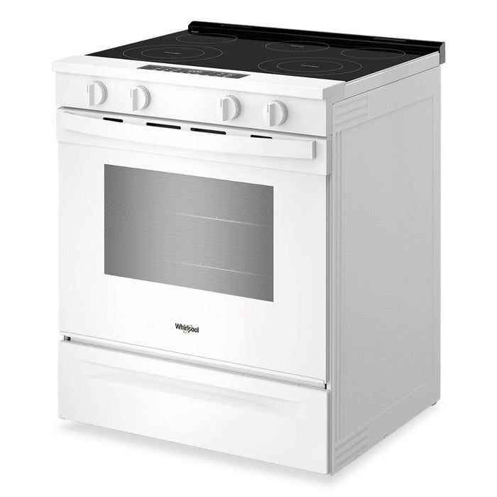 Cuisinière électrique Whirlpool de 5,3 pi³ et de 30 po avec cuisson à air - blanche - YWSES4530TW