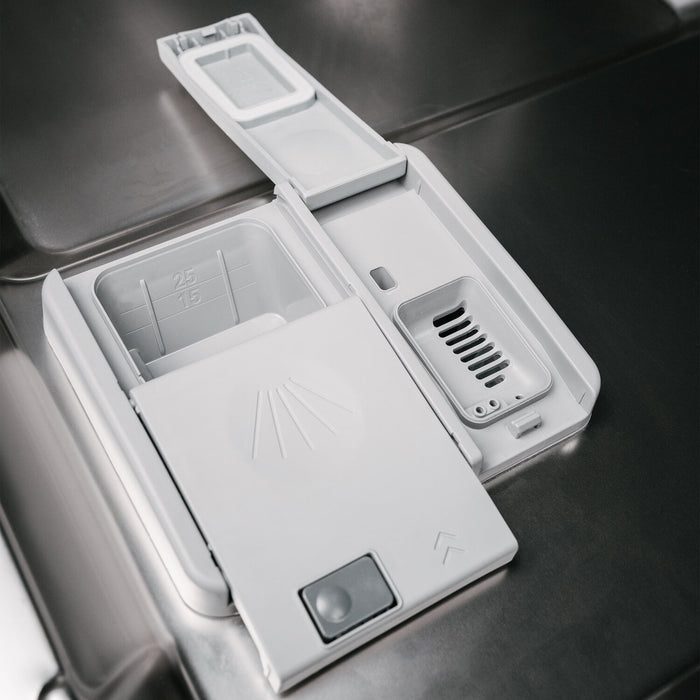 Lave-vaisselle encastré Danby de 18 po et de 51 dBA avec commandes à l’avant - acier inoxydable - DDW18D1ESS