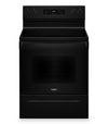 Cuisinière électrique Whirlpool de 5,3 pi3 et de 30 po avec 5 éléments - noire - YWFES3330RB