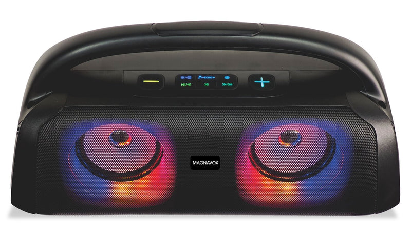 Haut-parleur de fête MAGNAVOX de 20 W avec éclairage à DEL et Bluetooth (MSP1201)