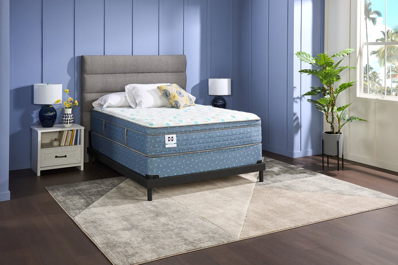 Matelas à Euro-plateau Mykonos Resort Luxury Posturepedic Crown Jewel de Sealy pour lit double