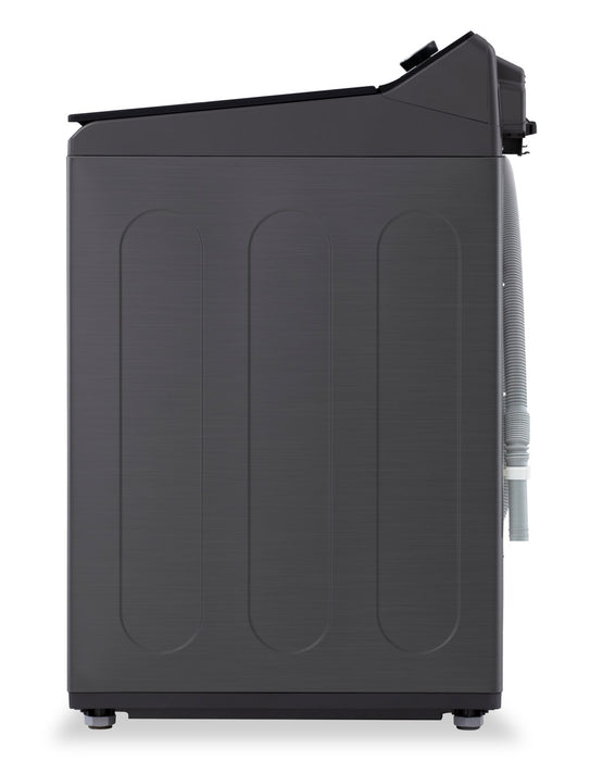 Laveuse intelligente LG à chargement par le haut de 5,8 pi³ avec EasyUnload et détection IA - noir platine - WT8200CL
