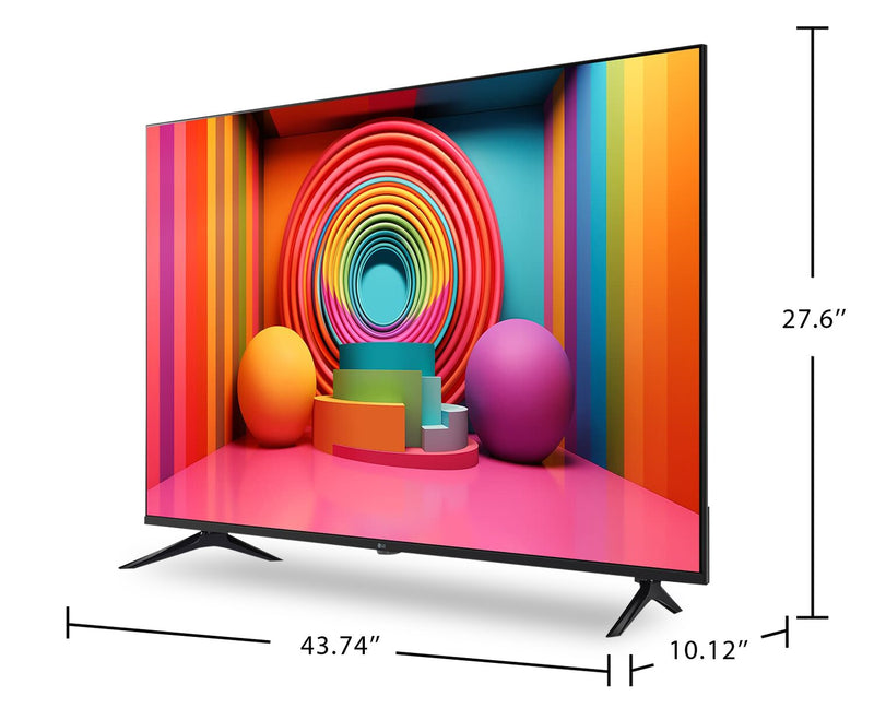Téléviseur intelligent LG UHD 4K de 50 po à 60 Hz avec HDR10+, HGiG et webOS (50UT7570PUB)