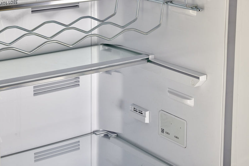 Réfrigérateur Classic Rétro par Unique de 24 po et de 12 pi3 à congélateur inférieur - turquoise brume marine - UGP-340L T AC