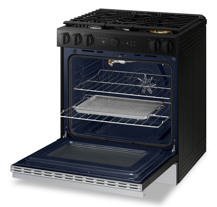 Cuisinière intelligente à gaz encastrée Samsung de 6 pi³ avec caméra de four - acier inoxydable - NSG6DG8700SRAA