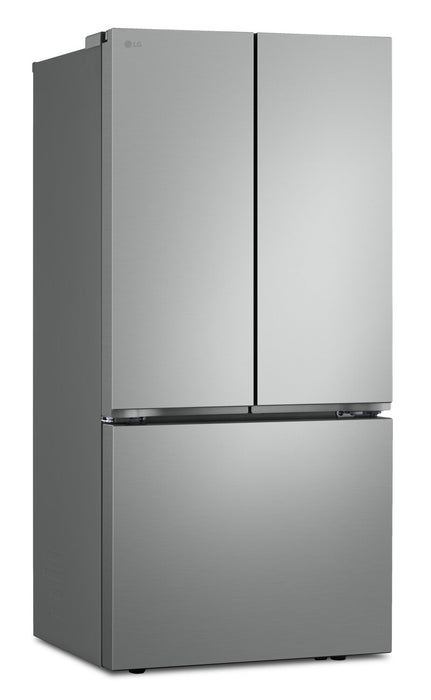 Réfrigérateur 3 portes LG de 21 pi3 et de 33 po à portes françaises - couleur argent Prime - LF21C6000V