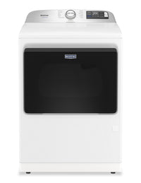 Laveuse intelligente à chargement par le haut Animal Pet Pro de 6,0 pi3 et sécheuse à gaz de 7,4 pi3 de Maytag - blanches
