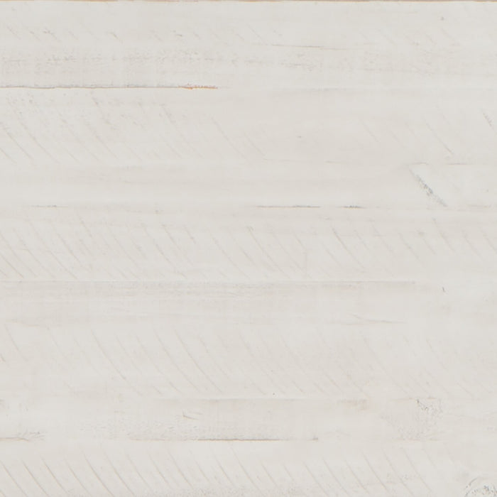 Meuble pour téléviseur rustique Baron de 62 po en pin avec rangement et système de gestion des câbles pour téléviseurs jusqu’à 70 po - albâtre