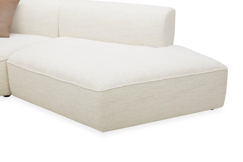 Sofa sectionnel de droite Tribeca 4 pièces - perle