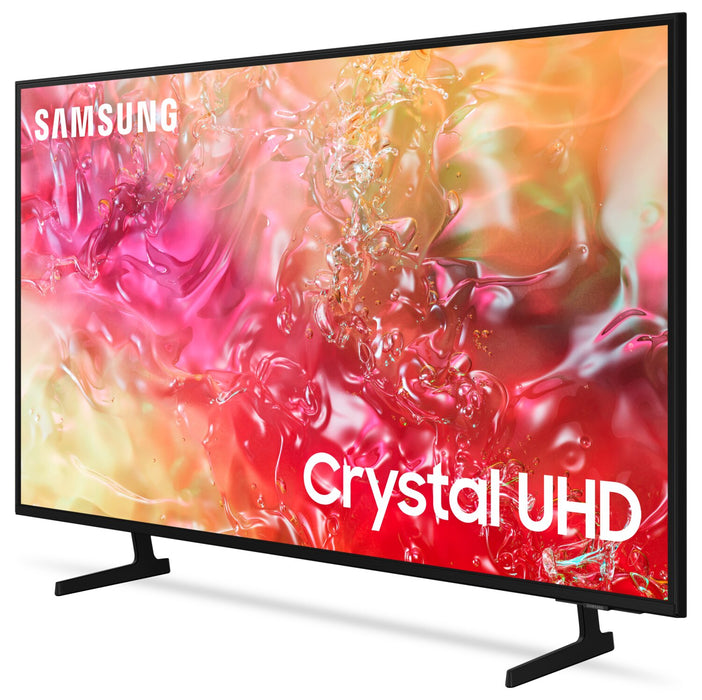 Téléviseur intelligent Samsung UHD 4K de 65 po à 60 Hz à rétroéclairage direct avec PurColourMD et HDR10+ (UN65DU7100FXZC)