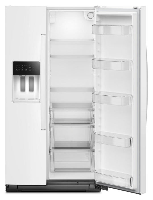 Réfrigérateur Whirlpool de 21 pi³ et de 36 po à compartiments juxtaposés - blanc - WRSC5536RW