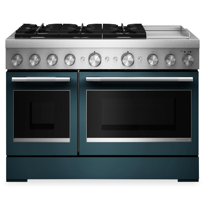 Cuisinière hybride KitchenAid de 6,3 pi³ à 6 brûleurs avec plaque chauffante - agave - KFDD948SAG 