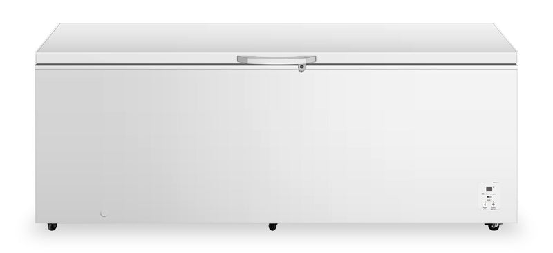 Congélateur coffre convertible en réfrigérateur Hisense de 25 pi³ qui s’installe dans le garage - FC25D6CWD