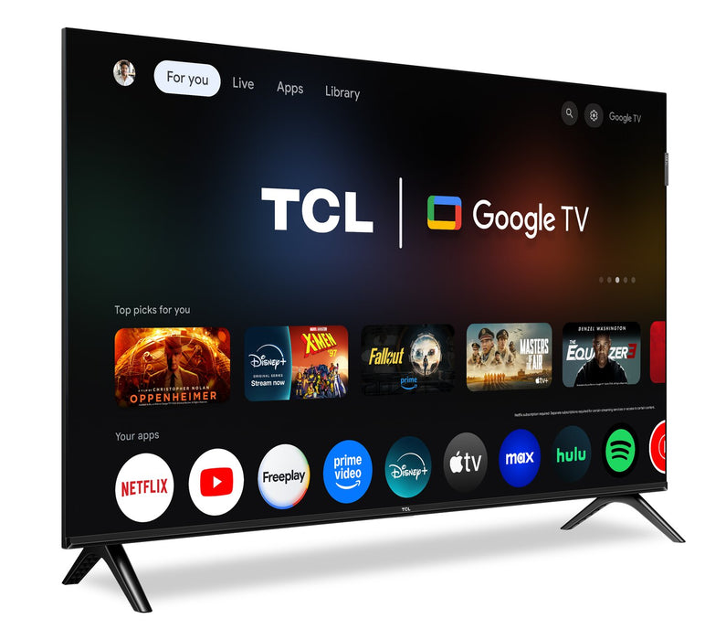 Téléviseur intelligent QLED TCL Q3K Full HD de 40 po avec boîtes quantiques et Google TV (40Q3K)