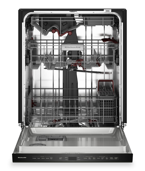 Lave-vaisselle KitchenAid de 24 po et de 44 dBA avec troisième panier 360° Max JetsMC - minerai noir - KDPS624SBE 