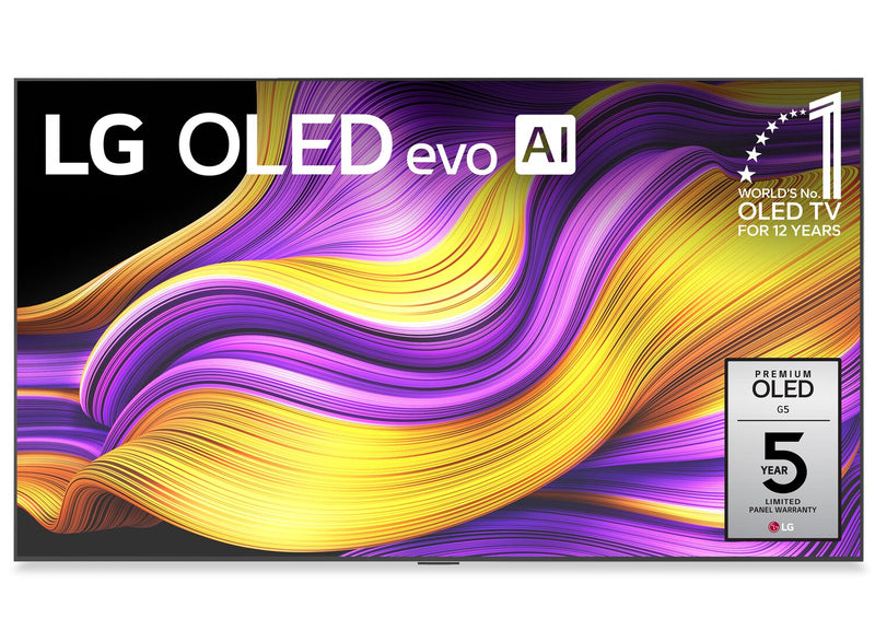 Téléviseur intelligent DELO evo LG G5 UHD 4K de 77 po avec IA et webOS (OLED77G5WUA.ACC) - modèle 2025