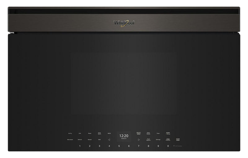 Four à micro-ondes encastré Whirlpool de 1,1 pi³ avec friture à air - acier inoxydable noir - YWMBT7030SV