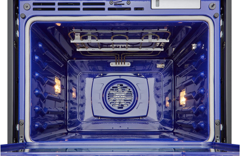 Four mural combiné électrique LG Studio de 6,4 pi3 et de 30 po avec convection véritable - essence blanche - WCES6428N