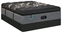 Ensemble matelas à Euro-plateau épais moelleux Royal Suite de série Hotel de Beautyrest BlackMD pour grand lit