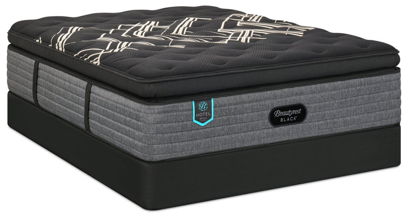 Ensemble matelas à Euro-plateau épais moelleux Royal Suite de série Hotel de Beautyrest BlackMD pour grand lit