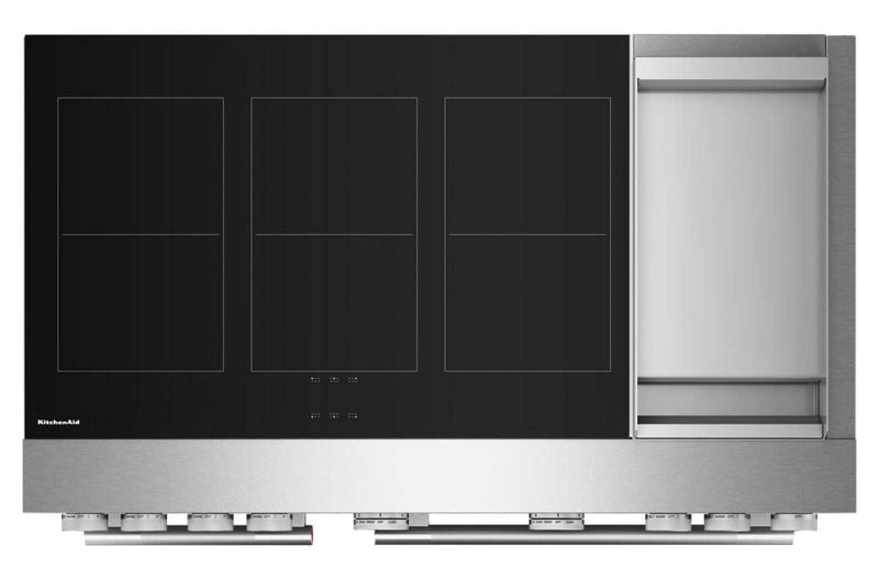 Cuisinière à induction amovible KitchenAid de 6,3 pi³ avec plaque chauffante - acier inoxydable - KFID948SSS
